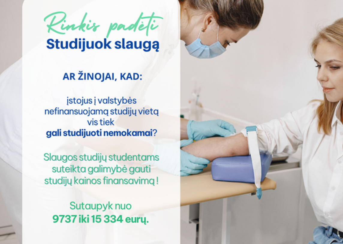 Rinkis padėti - sudijuok slaugą