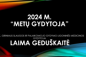 2024 Metų gydytoja išrinkta VšĮ K. Griniaus slaugos ir palaikomojo gydymo ligoninės gydytoja Laima Geduškaitė_0006